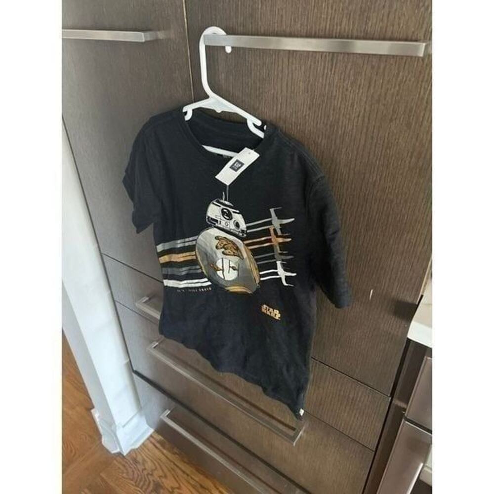 Gap boy medium starwars‎ shirt black new